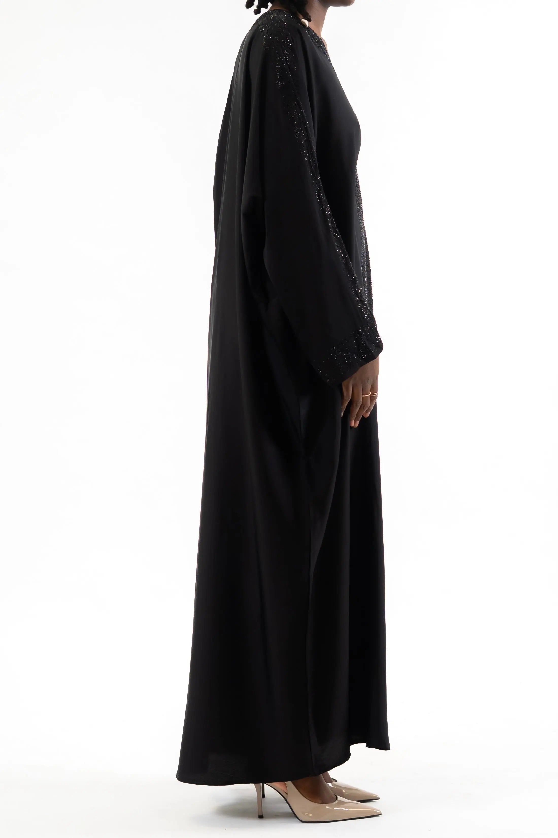 Abaya Farasha Éclat à ceinture So Precious