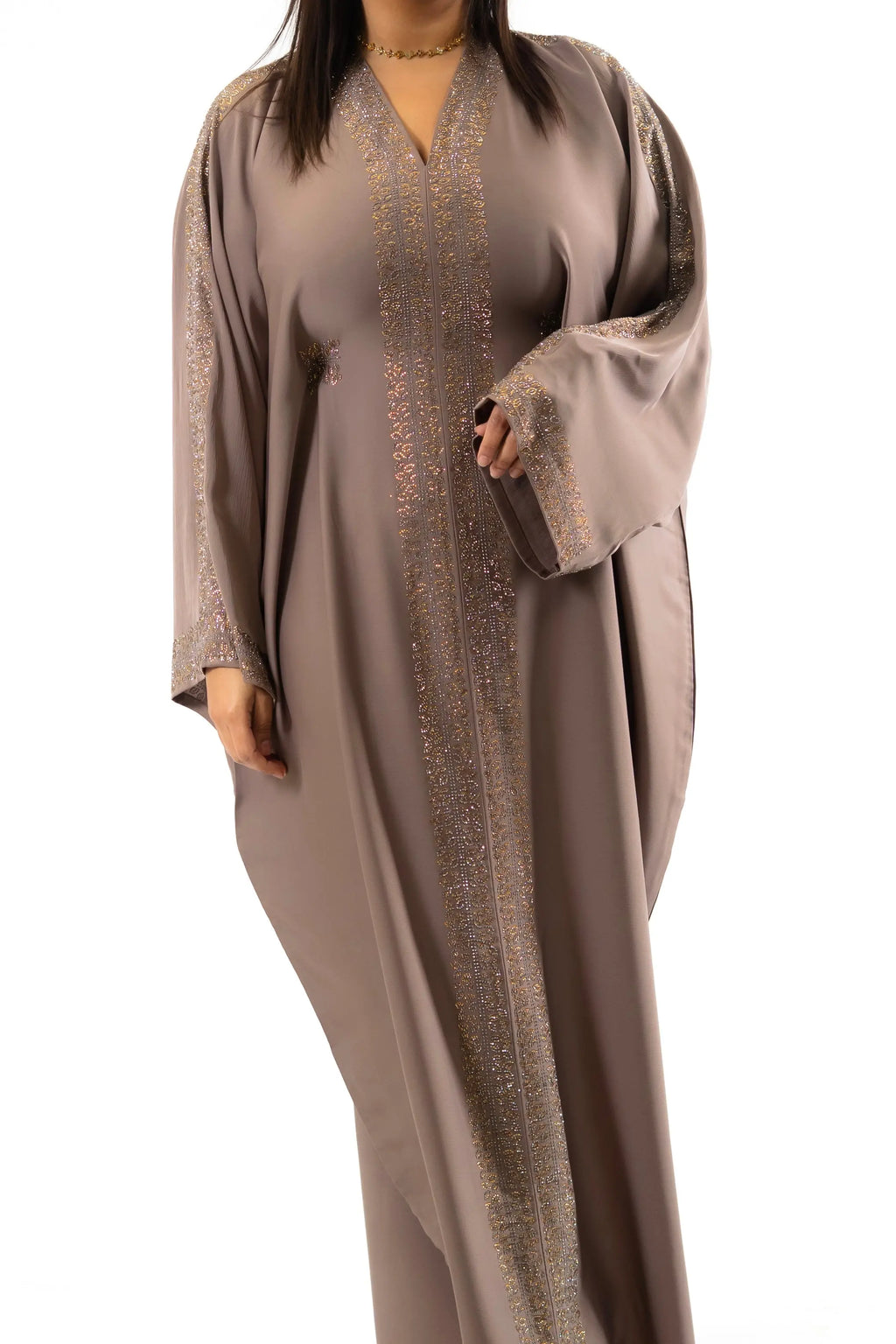 Abaya Farasha Éclat à ceinture So Precious