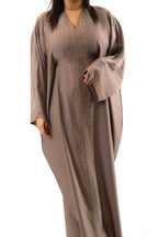 Abaya Farasha Éclat à ceinture So Precious