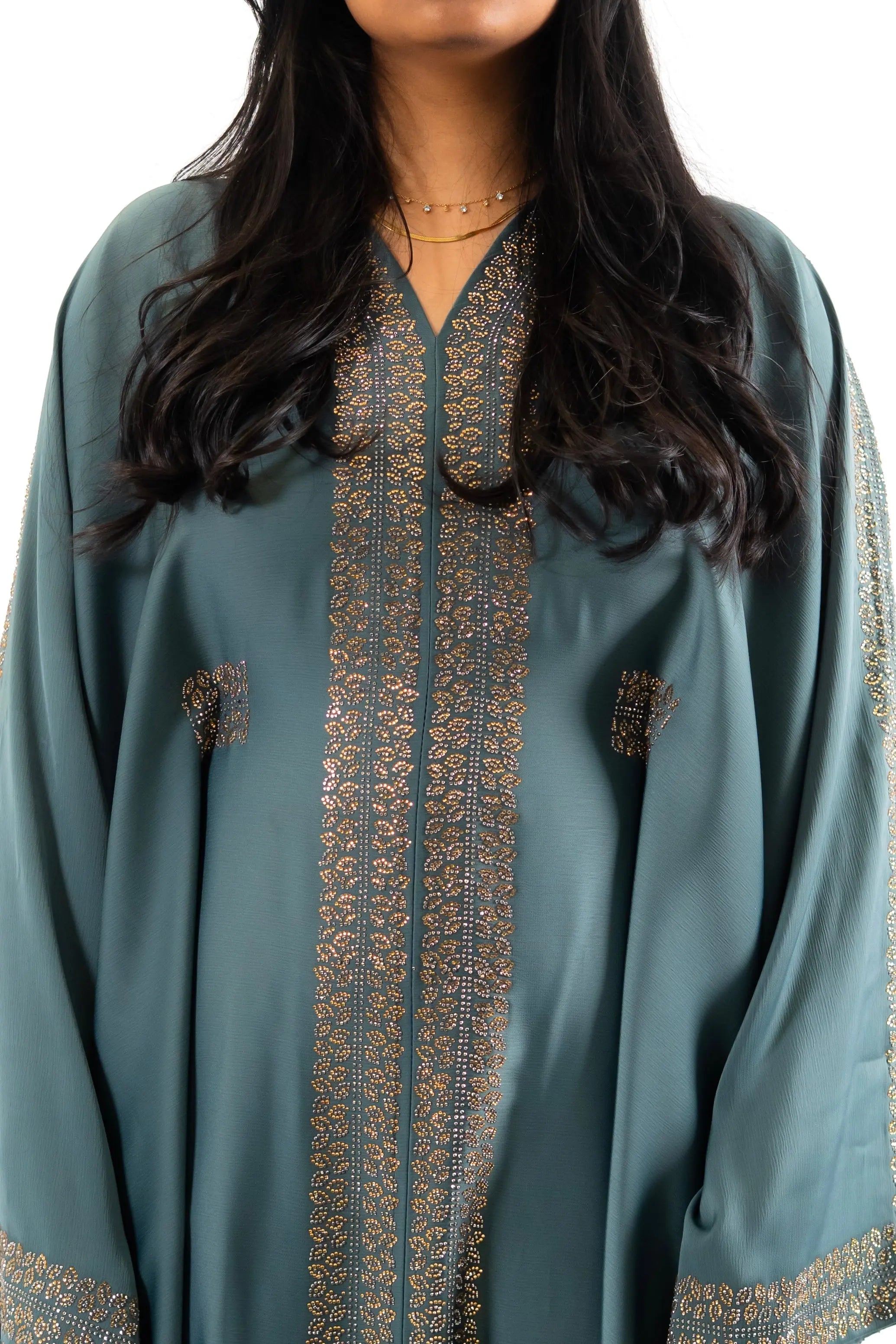 Abaya Farasha Éclat à ceinture So Precious