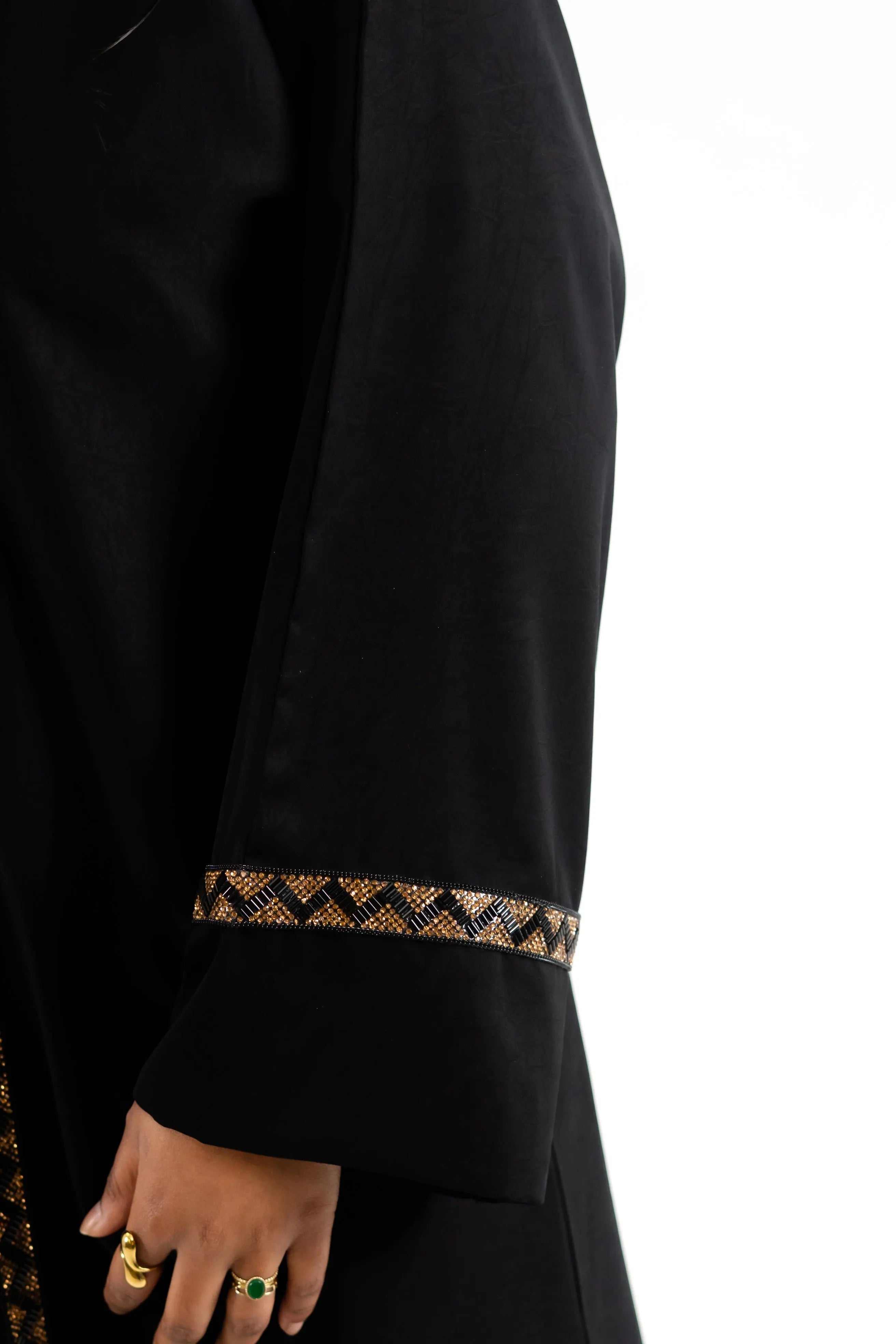 Abaya Kimono Nosrat - Chic et Graphisme Perlé So Precious