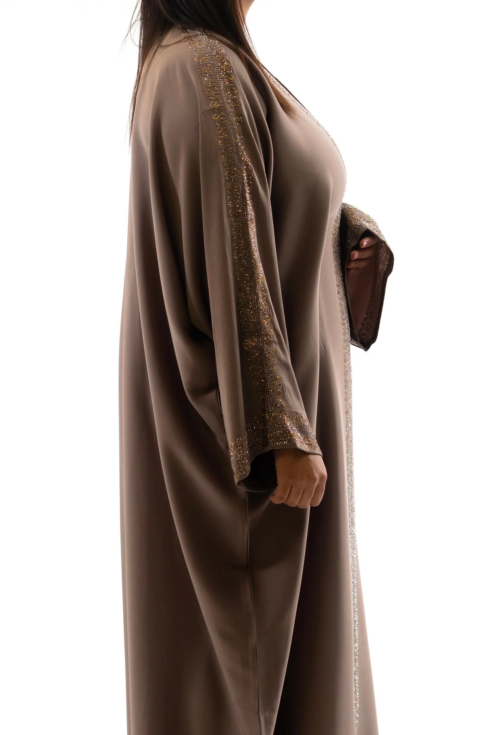 Abaya Farasha Éclat à ceinture So Precious